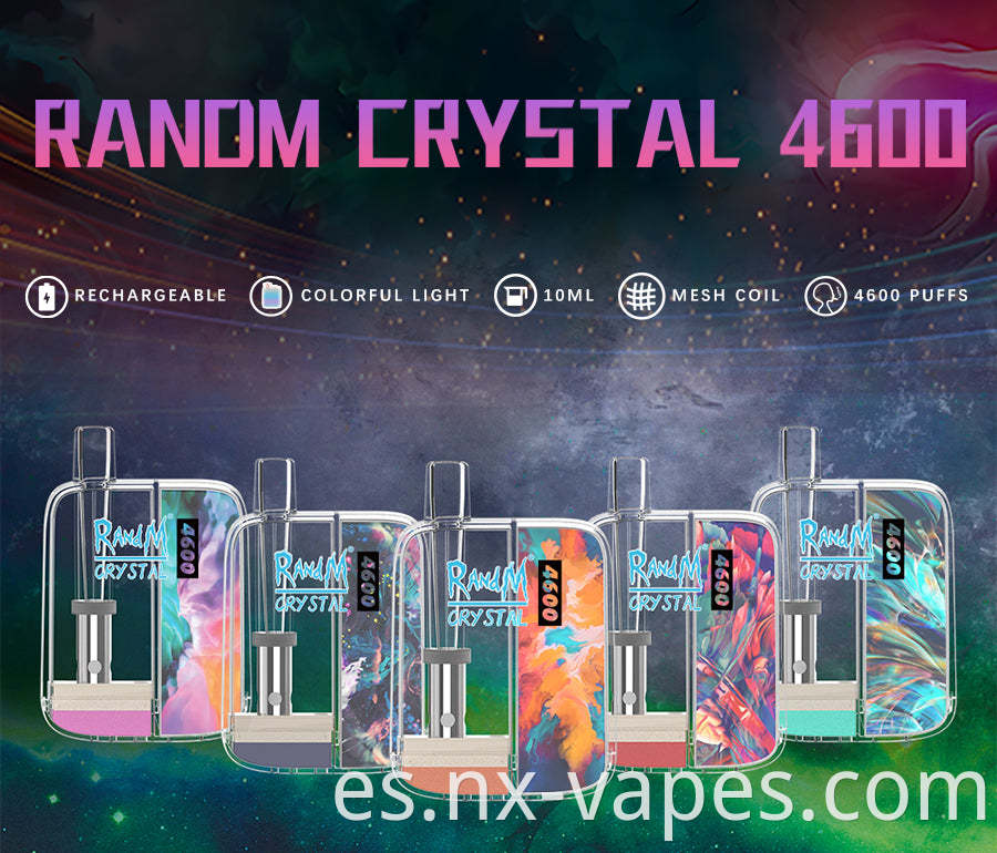 RandM Crystal 4600 Disposable Vape Pod Device Whole